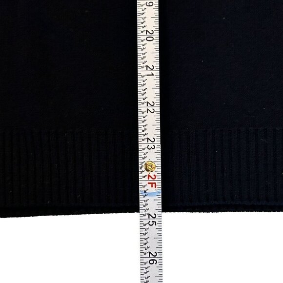 VTG 90's Lands End Sweater Vest Men's Size L Black Pullover - Golf Style #P1492 - Picture 8 of 9